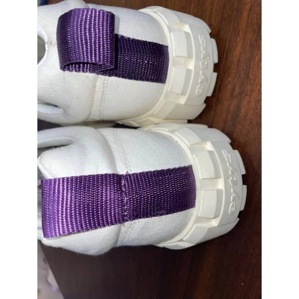 Eytys Odessa Canvas Sneakers in White 41 10 Womens New Nib With Box shoes